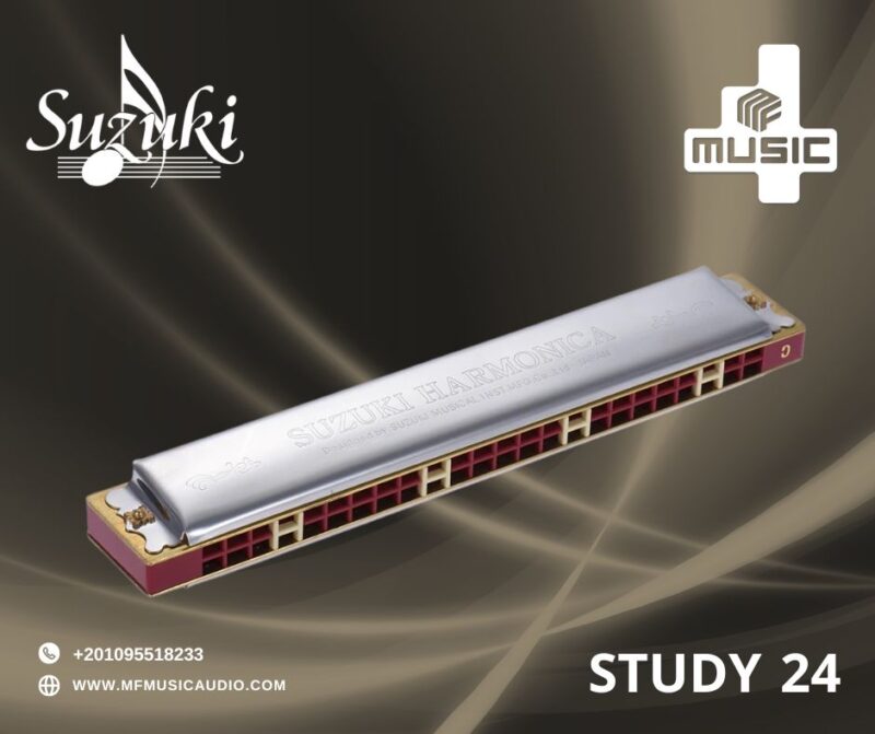 🎼 Suzuki Study-24 – هارمونيكا تعليمية بصوت رائع وجودة احترافية!