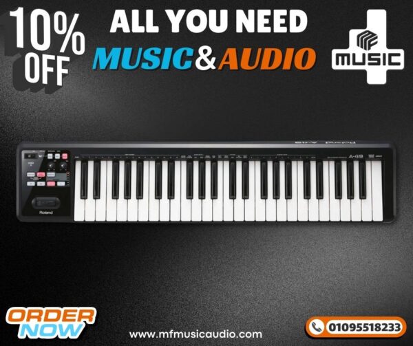 ميدى كيبورد رولاند Roland A-49 49-key Keyboard Controller - Black