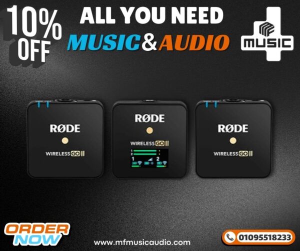 ميكروفون وايرليس Rode Wireless Go II Dual Channel Wireless Microphone System