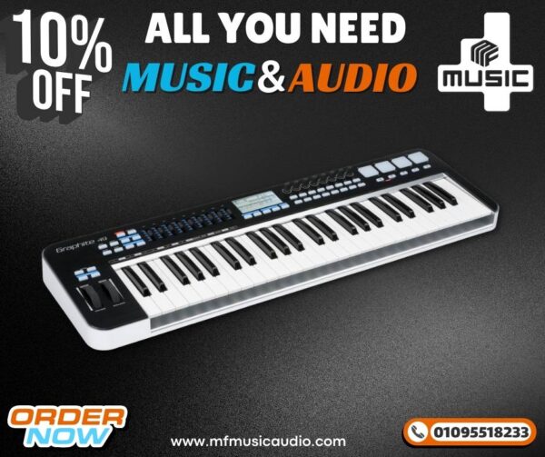 ميدى كيبورد سامسون جرافيت 49  Samson Graphite 49 49-key Keyboard Controller