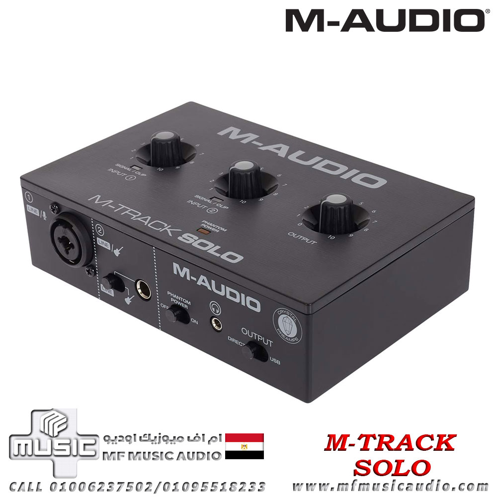 M-AUDIO M-TRACK SOLO INTERFACE AUDIO USB