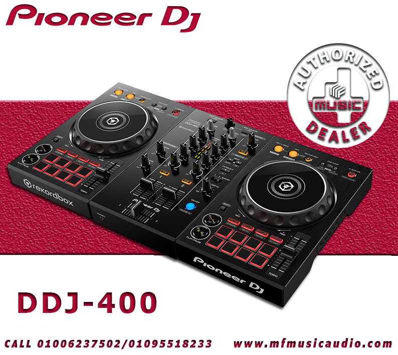 Pioneer DJ DDJ-400 2-deck Rekordbox DJ Controller - Mf Music Audio