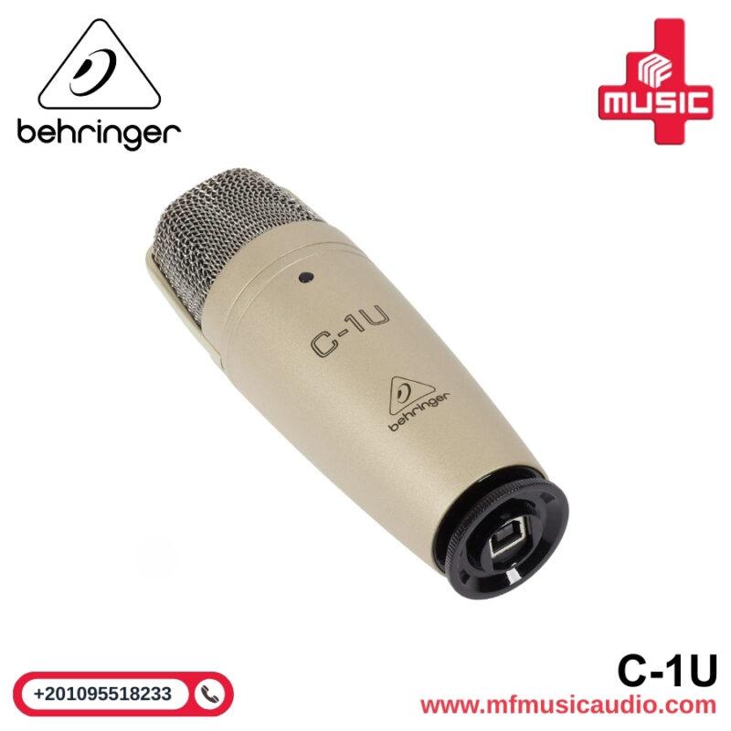 ميكروفون Behringer C-1U USB هو ميكروفون مكثف (كوندنسر) يوفر تسجيلات صوتية عالية الجودة عبر اتصال USB مباشر. مثالي للبودكاست، التسجيلات الصوتية، والمكالمات عبر الإنترنت دون الحاجة إلى واجهات صوت إضافية.