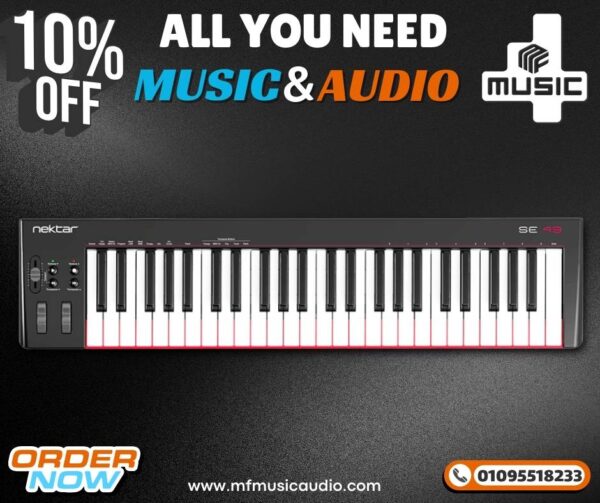 لوحة مفاتيح وحدة التحكم Nektar SE49 USB MIDI