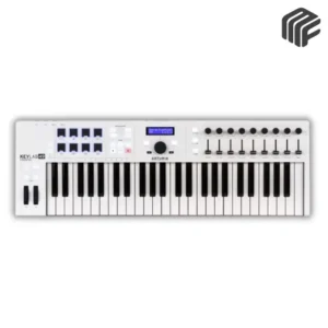 ميدي كنترولر احترافي 49 مفتاحاً موديل Arturia KeyLab Essential 49 مع مقابض تحكم وبادات وشاشة LCD - متوفر لدى MF Music Egypt