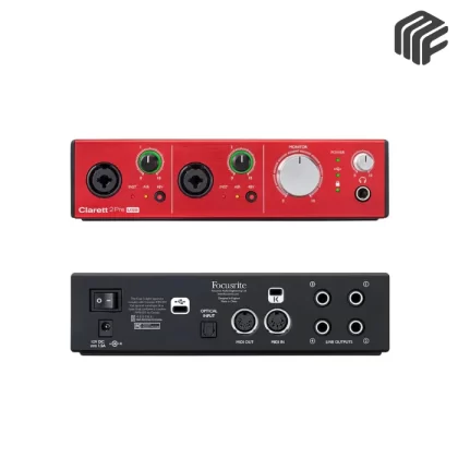 🎚️ Focusrite Clarett 2Pre – كارت صوت احترافي USB-C بأداء استوديو متكامل