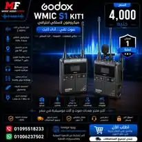 Godox WMicS1 Wireless Microphone System – Professional UHF Compact Dual-Channel Wireless Lavalier System for Content Creators & Filmmakers