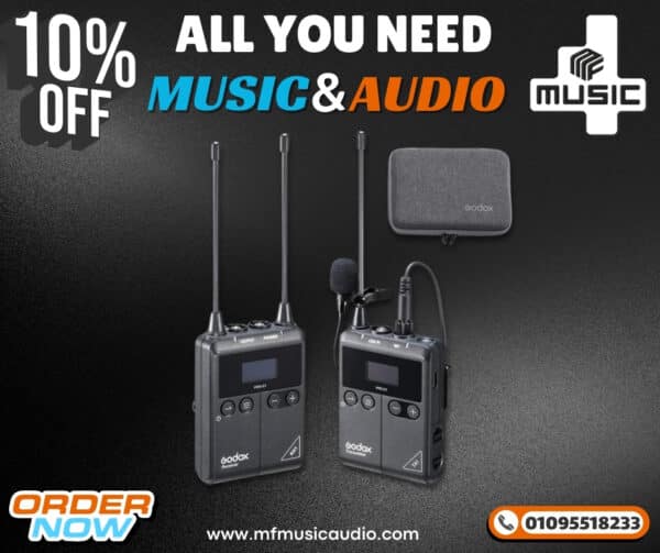 نظام ميكروفون لاسلكى جودوكس  Godox WMicS1 Kit Wireless Lavalier Microphone System