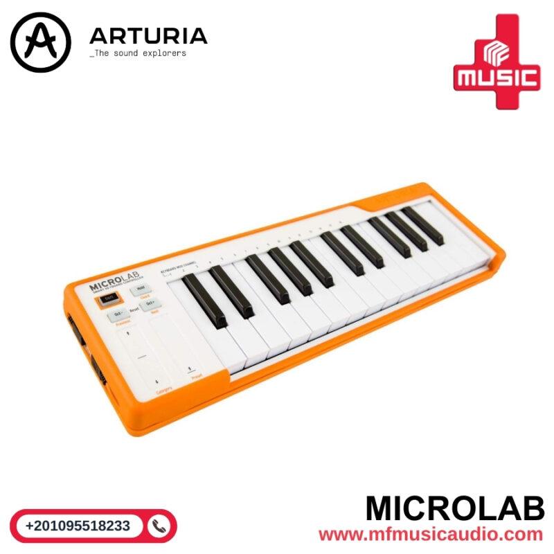 🎹 Arturia MicroLab – لوحة مفاتيح MIDI صغيرة الحجم وعالية الأداء
