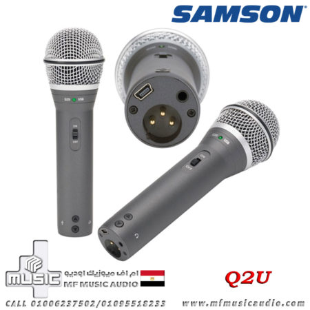 مايك سامسون للبودكاست و القران USB/XLR Samson Q2U