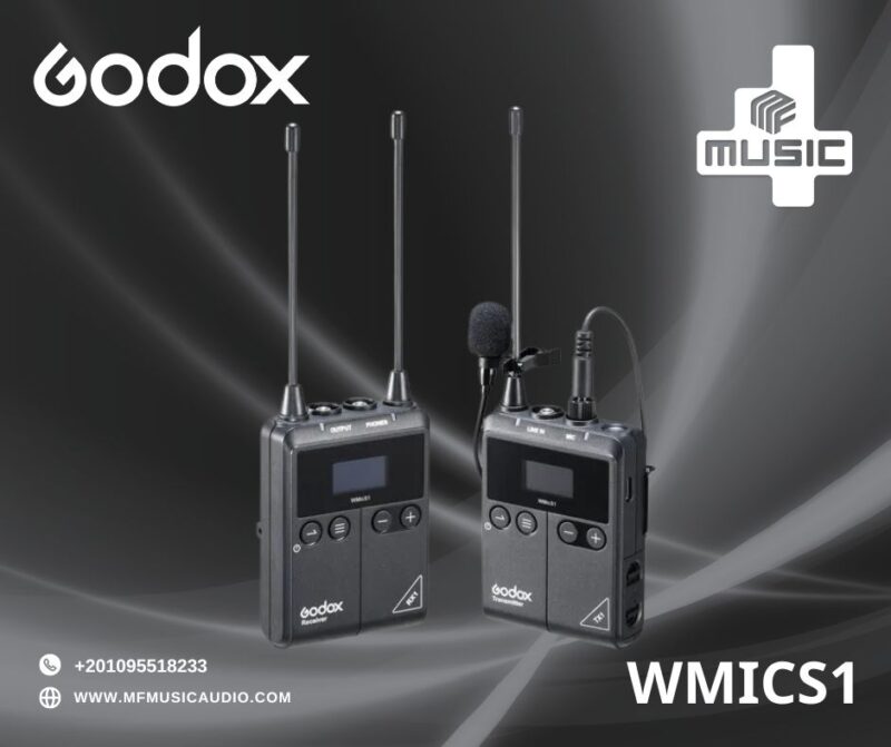 نظام ميكروفون لاسلكى جودوكس  Godox WMicS1 Kit Wireless Lavalier Microphone System