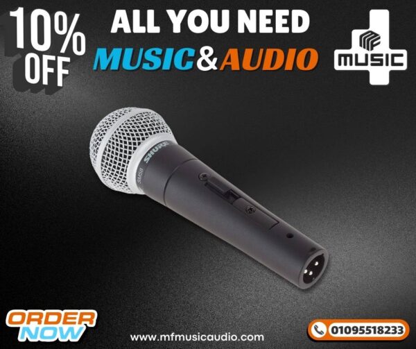 مايك شور اوريجينال اس ام 58 Shure SM58 SE-X Cardioid Dynamic Vocal Microphone