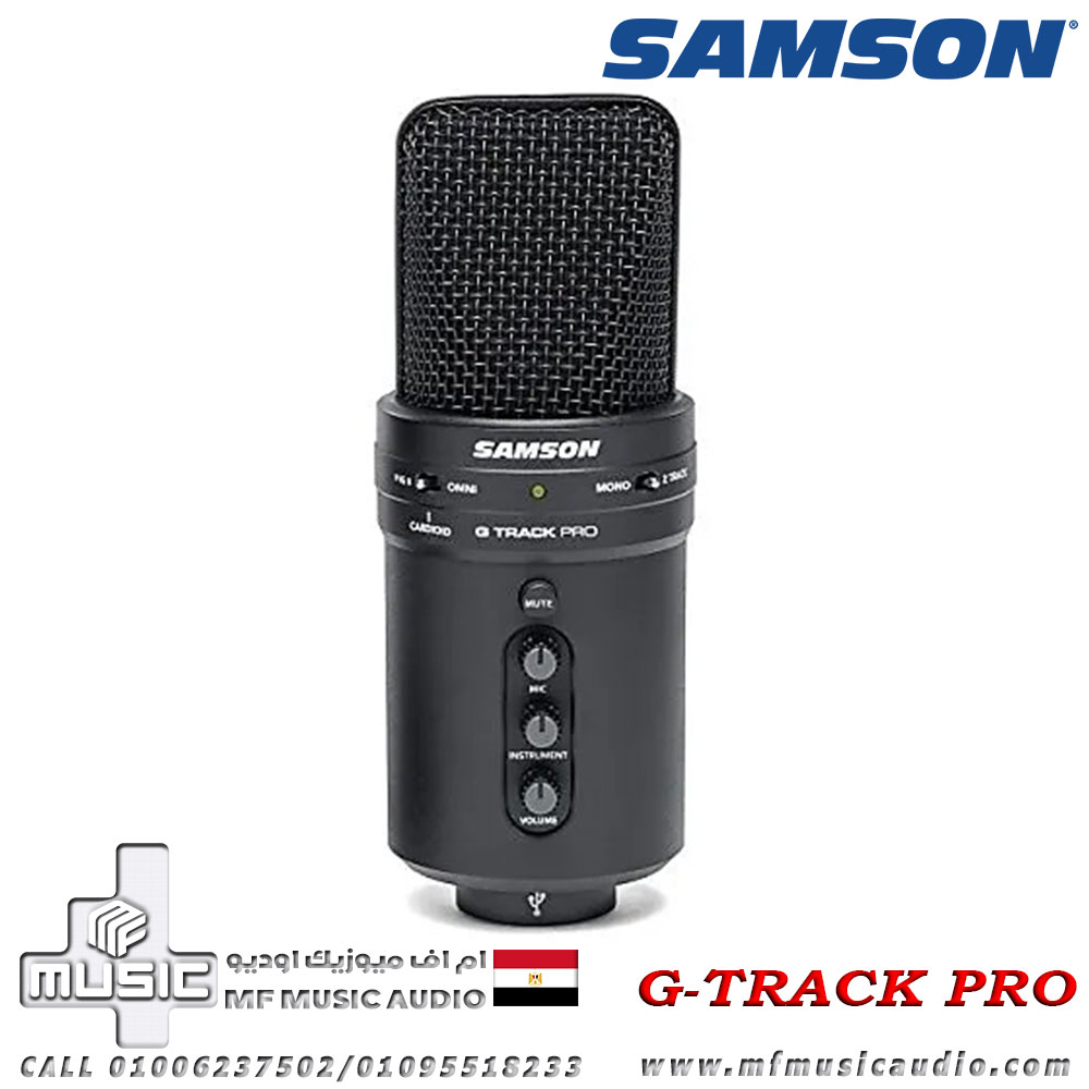 Samson G-Track Pro USB Microphone with Built-In Audio