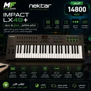 Nektar Impact LX49+ Controller – Professional 49-Key USB MIDI Keyboard Controller with Intelligent DAW Integration