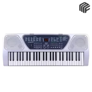 أورج تعليمي أسود 54 مفتاح بشاشة رقمية ونظام مكبرات صوت مدمج موديل Angelet XTS-5469 Electronic Keyboard - متوفر لدى MF Music Egypt