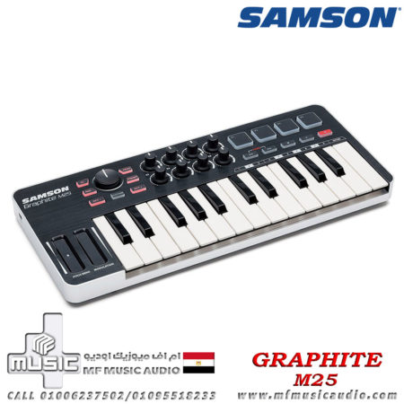 ميدى كونترول سامسون Samson Graphite M25 Mini USB MIDI Controller