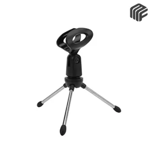 ستاند مايك مكتبي – حامل ميكروفون مكتبي ثابت مع تصميم مدمج وأداء قوي لتثبيت الميكروفون بثبات أثناء التسجيلات.