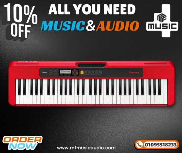 اورج كاسيو Casio CT-S200 61-Key Portable Keyboard (Red)