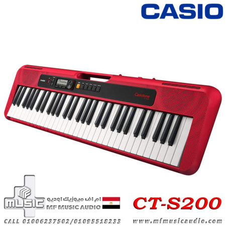 اورج كاسيو Casio CT-S200 61-Key Portable Keyboard (Red)