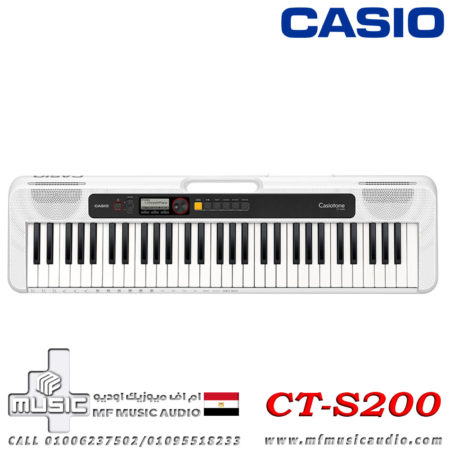 اورج كاسيو Casio CT-S200 61-Key Portable Keyboard (White)