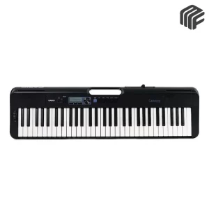 كيبورد كاسيو أسود نحيف بـ 61 مفتاح ومقبض حمل موديل Casio CT-S300 Digital Keyboard - متوفر لدى MF Music Egypt