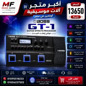 BOSS GT-1 Guitar Multi-Effects Processor – Professional Portable Pedalboard with Premium Tones & USB Audio