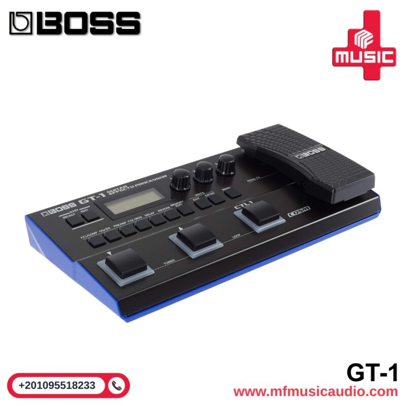🎸 BOSS GT-1 Multi-Effects Processor – وحدة تأثيرات احترافية للجيتار الكهربائي
