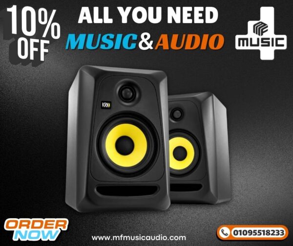 سماعات مونيتور كى ار كى كلاسيك 5 انش KRK Classic 5 Near-Field 2-Way Studio Monitor