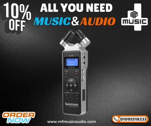 مسجل صوت محمول سارمونيك Saramonic SR-Q2 Pro Handheld Stereo Audio Recorder