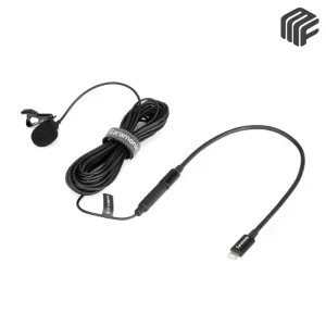 ميكروفون لافالير احترافي بوصلة لايتنينج موديل Saramonic LavMicro U1B Mic للآيفون - متوفر لدى MF Music Egypt