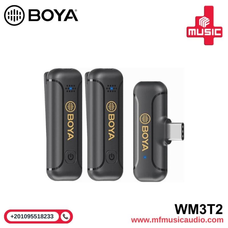 🎤 BOYA WM3T2 U2 – ميكروفون لاسلكي صغير بجودة صوت احترافية!