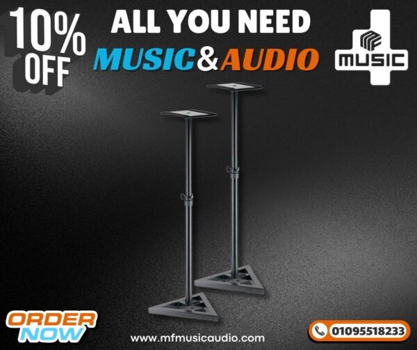 ستاند سماعات مونيتور Stagg SMOS-10 Studio Monitor Stand Set