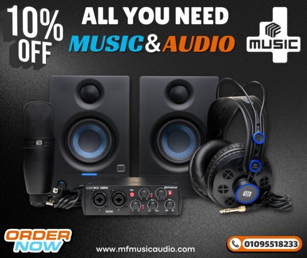 باكيدج التسجيل الصوتى الكامل PreSonus® AudioBox USB® 96 Studio Ultimate Bundle - 25th Anniversary Edition