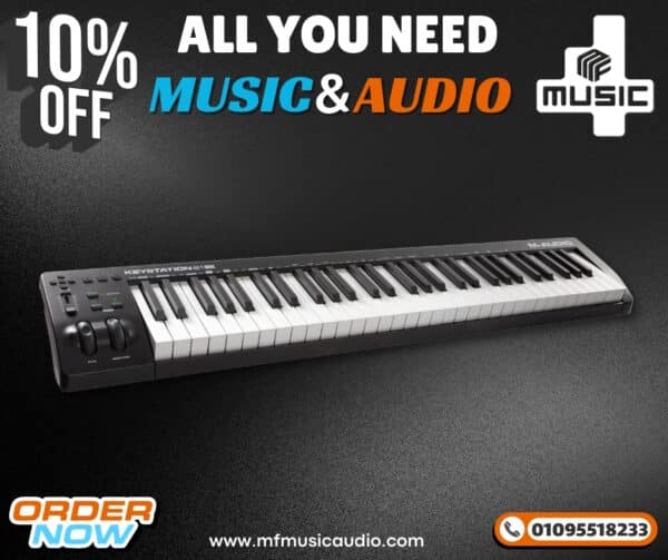 M-Audio Keystation 61 MK3 - Synth Action 61 Key USB MIDI Keyboard Controller with Assignable Controls, Pitch and Mod Wheels, and Software Included