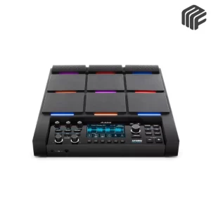 جهاز درامز وسامبلر إلكتروني احترافي موديل Alesis Strike MultiPad Sampler بإضاءة RGB - متوفر لدى MF Music Egypt