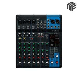 Yamaha MG10XU – ميكسر صوت احترافي مع مدخل USB ومؤثرات صوتية متعددة لتسجيل الصوت والمزج في الاستوديو.