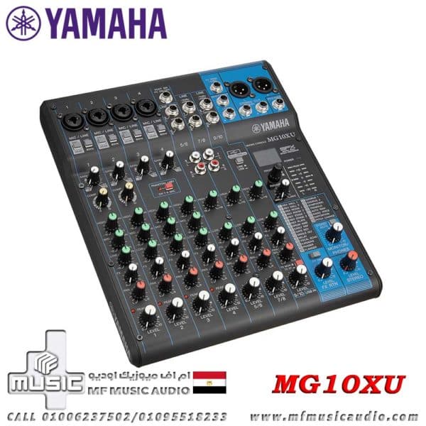 ميكسر ياماها  Yamaha MG10XU 10 Channel Mixing Console