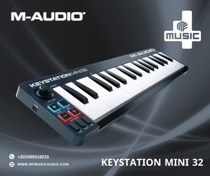 وحدة تحكم لوحة المفاتيح M-Audio Keystation Mini 32 MK3 ذات 32 مفتاحًا