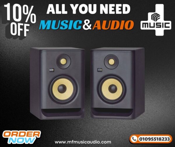 سماعات مونيتور كى ار كى روكيت 7 انش KRK ROKIT 7 G4 7" 2-Way Active Studio Monitor