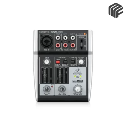Behringer XENYX 302USB Premium 5-Input Mixer with Mic Preamp and USB/Audio Interface