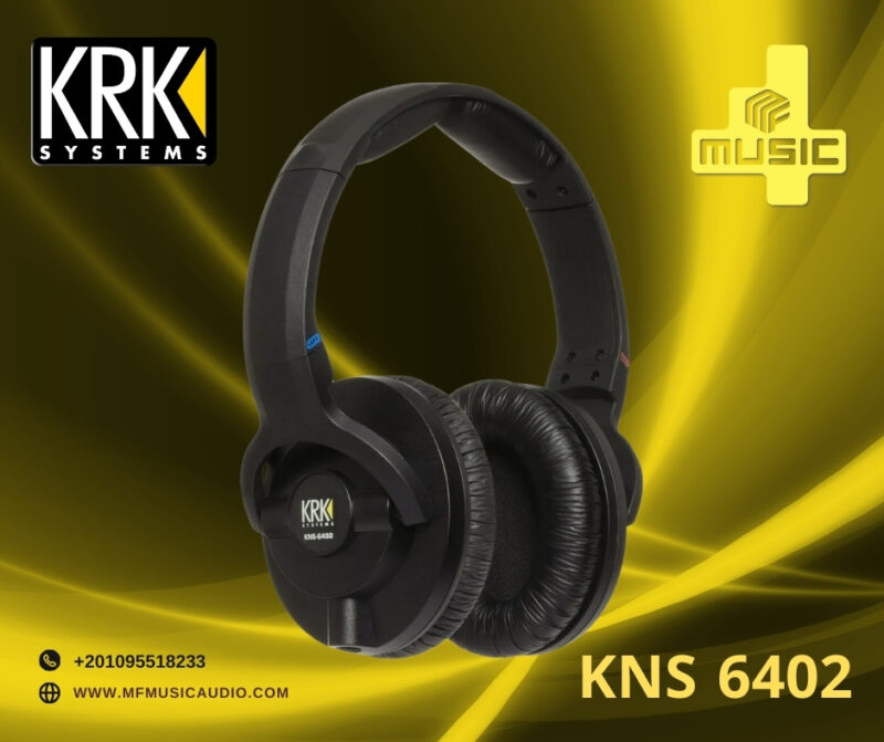 🎧 KRK KNS 6402 – سماعات استوديو مغلقة لمراقبة صوت دقيقة!