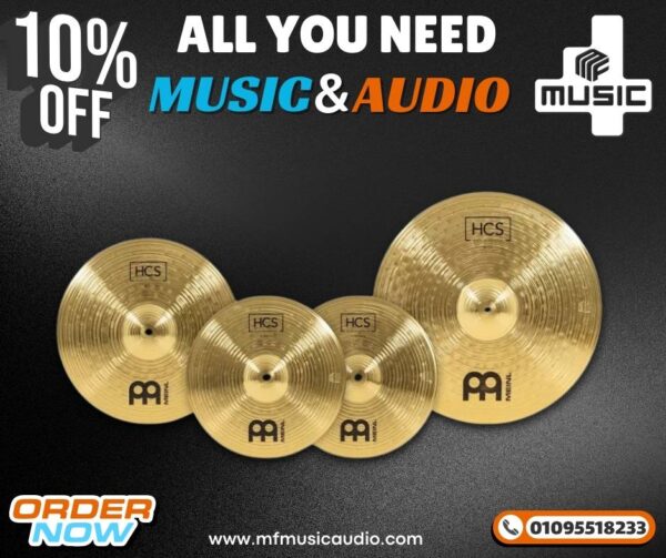 MEINL Cymbals HCS Practice Cymbal Set - 14" / 16" / 20" (P-HCS141620)