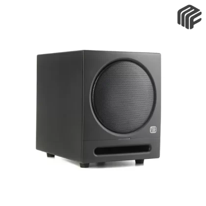 مضخم صوت PreSonus Sub8، صب ووفر استوديو احترافي بقياس 8 إنش، يقدم صوت جهير عميق ومثالي لمراقبة الصوت بدقة عالية في بيئات الإنتاج الصوتي
