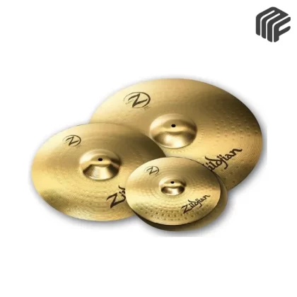 مجموعة صنوج Zildjian PLZ4PK Planet Z للدرامز، تتضمن Hi-Hat وCrash وRide بصوت غني ومناسب للمبتدئين والهواة