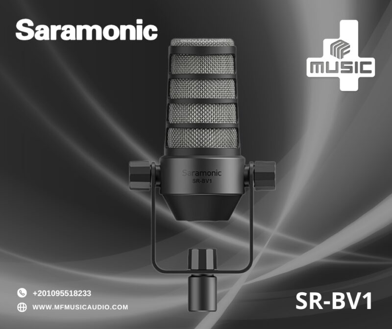 🎤 Saramonic SR-BV1 – ميكروفون ديناميكي احترافي بجودة استوديو!