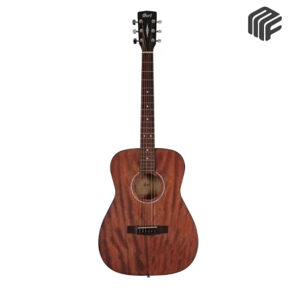 Cort AF510M جيتار أكوستيك مصنوع من خشب ماهوجني عالي الجودة، يقدم أداء دافئ ومناسب لجميع أنواع الموسيقى