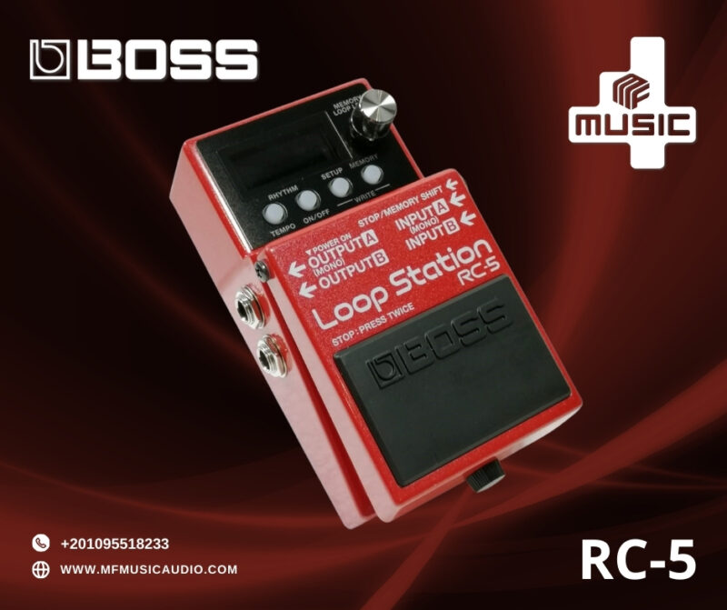 🎛️ BOSS RC-5 – جهاز Looper احترافي بإمكانيات مذهلة!