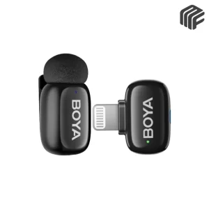 ميكروفون لاسلكي فردي للايفون BOYA Mini Single Wireless Microphone Lightning بتصميم مدمج - متوفر لدى MF Music Egypt