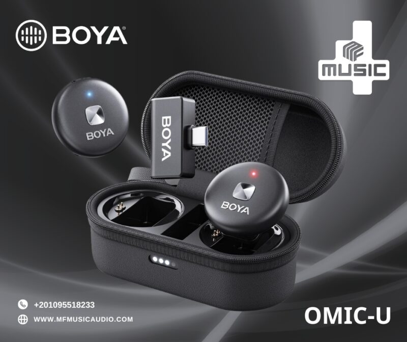 🎤 BOYA OMIC-U – ميكروفون لافالير USB-C بجودة استوديو!