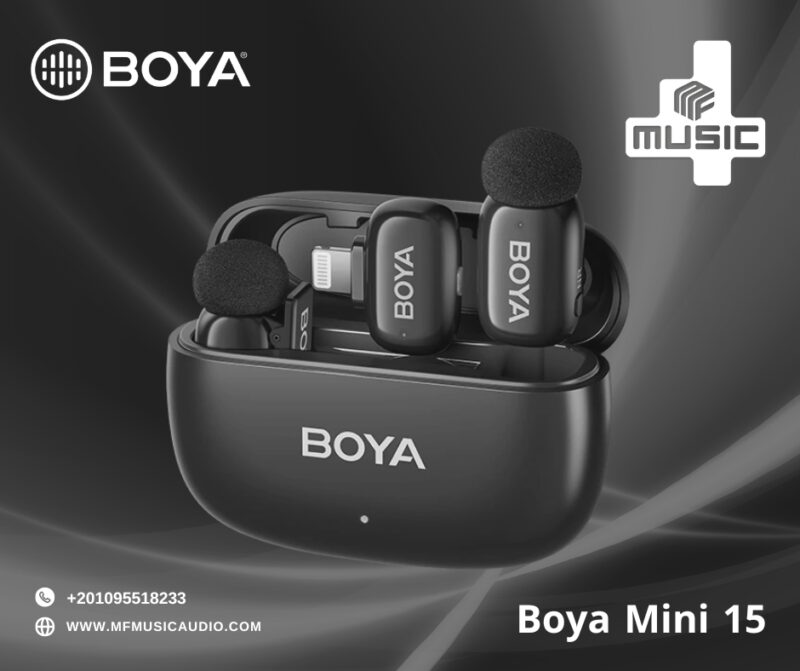 🎤 BOYA Mini Lighting – ميكروفون صغير بجودة صوت احترافية!